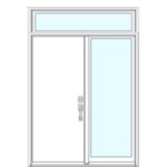 Single Door (Right XL Sidelite & Transom)